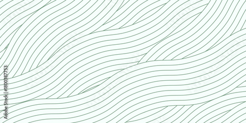 farm green banner, organic abstract background with fields. wavy green lines, natural organic products. ecology background. striped farmer green Pattern