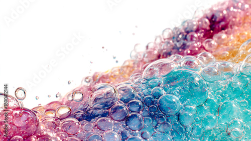 Bulles de savon irisées