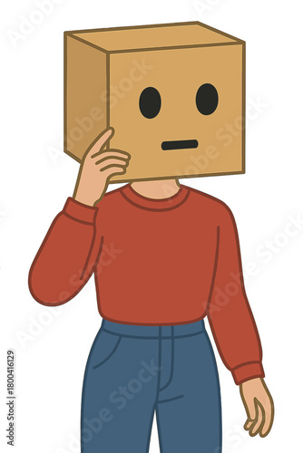 The Boxed Head: A Nontraditional Fashion Statement That Ignites Creativity and Curiosity