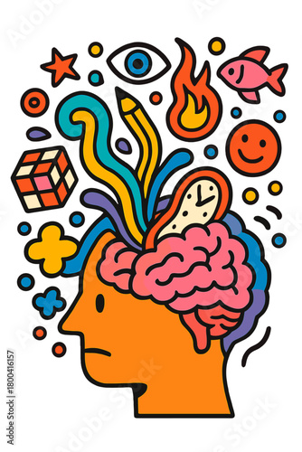 Imagining the madness of creation and the human mind, a psychedelic exploration of absurdity and nonsense