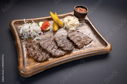 Uzbek national food and europian cusine