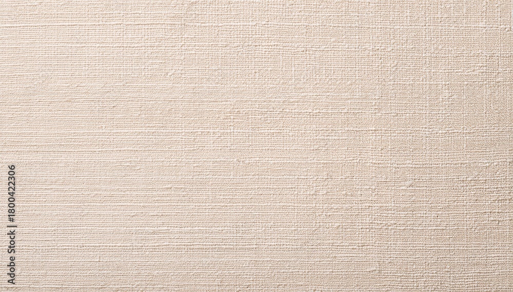 Fototapeta premium High Quality Artist Canvas Texture Macro Shot With Clear Details Clean Surface Natural Ivory Cream Colored Blank Painting Canvas