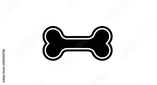 Simple black and white line art illustration of a cockroach from a top-down view. Vector icon representing a pest, bug infestation, and extermination