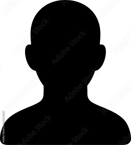 Silhouette of a generic person representing anonymity or a placeholder for an unknown individual