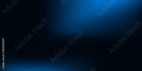 Abstract dark blue blurred background with smoke and space for your text. Nightclub space. Vector illustration