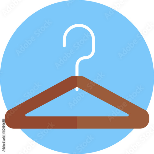 A clothing hanger used to organize clothes for the day.