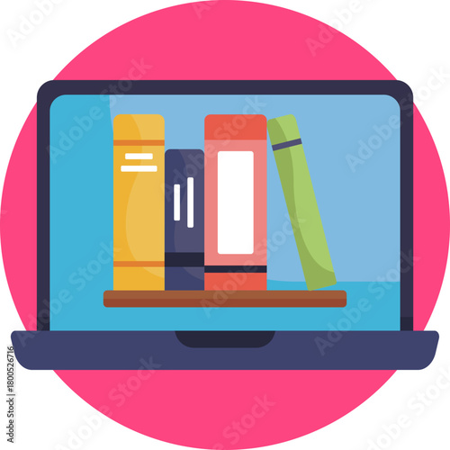 Desktop with books, symbolizing learning or educational activities.