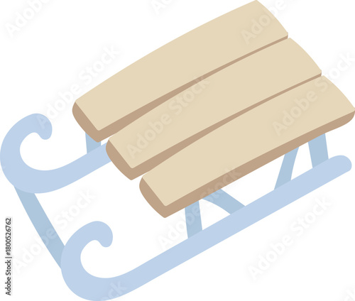 Classic Wooden Sled