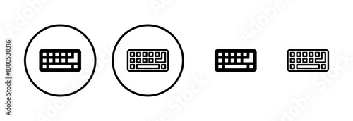 Keyboard icon logo design. keyboard sign and symbol