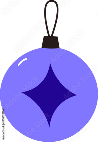 Geometric Christmas Ornament Design