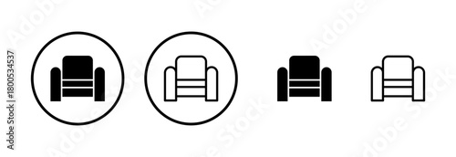 Sofa icon logo design. sofa sign and symbol. furniture icon