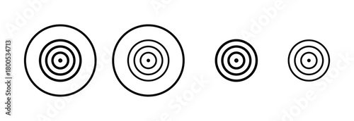 Target icon logo design. goal icon vector. target marketing sign and symbol