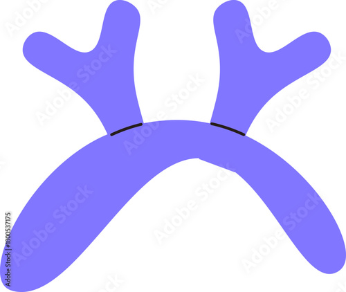 Abstract Antler Headband Design