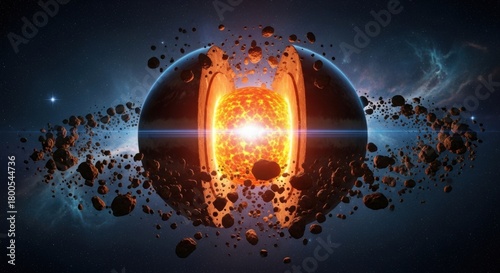 Earths Core - A Visual Exploration of Planetary Structure.