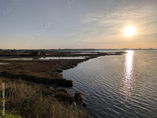 Tramonto sulla Palude La Vela, Mar Piccolo, Taranto