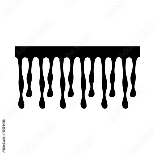 Black and White Dachshund Dog Face Icon, Cute Puppy Pet Head Graphic Illustration