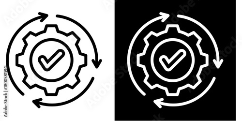 Operational Recovery  Icon Set White Mix Style Collection
