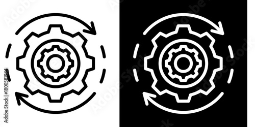 Restart Operations  Icon Set White Mix Style Collection
