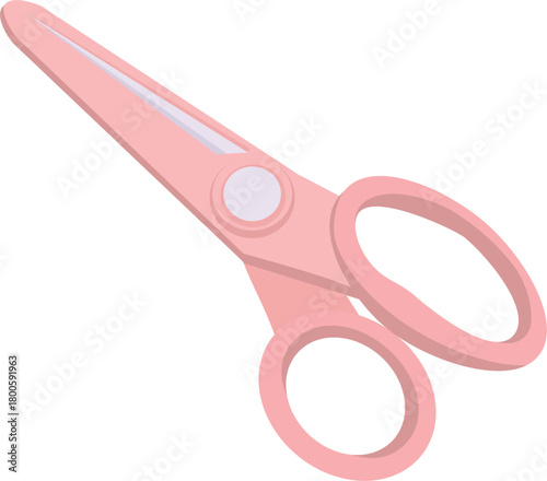 a pink scissor