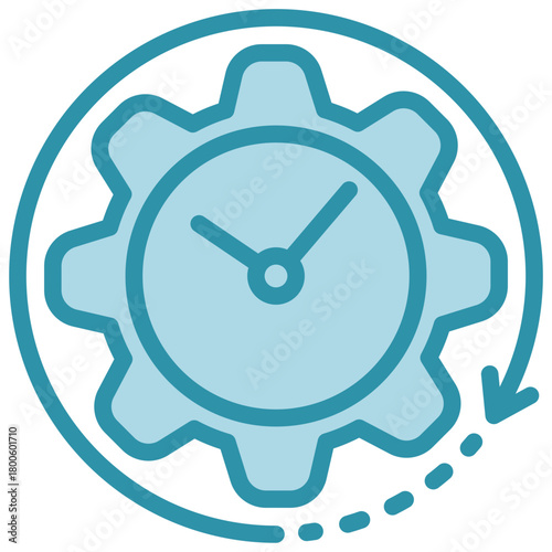 Consistency Mini Illustration Icon. Use For Modern Concept, Print, Ui, Ux Kit, Web And App Development. Vector Related To Business Finance, Management And More