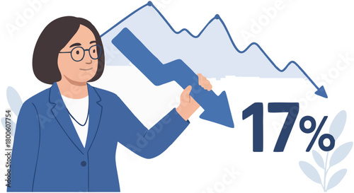 Cryptocurrency Trader Celebrating Profit with Bitcoin and Rising Chart Vector