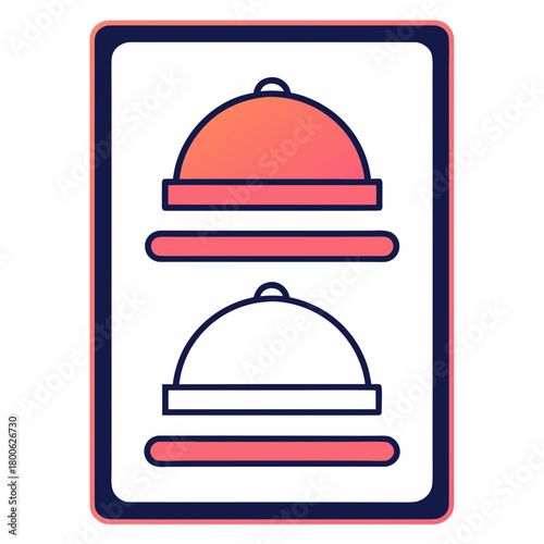 Creative food delivery app dashboard elements vector illustration scalable eps vector