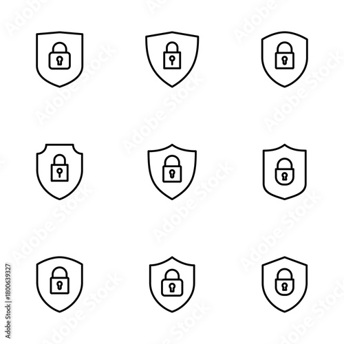 Security icon vector isolated on white background. protection icon. privacy. vpn