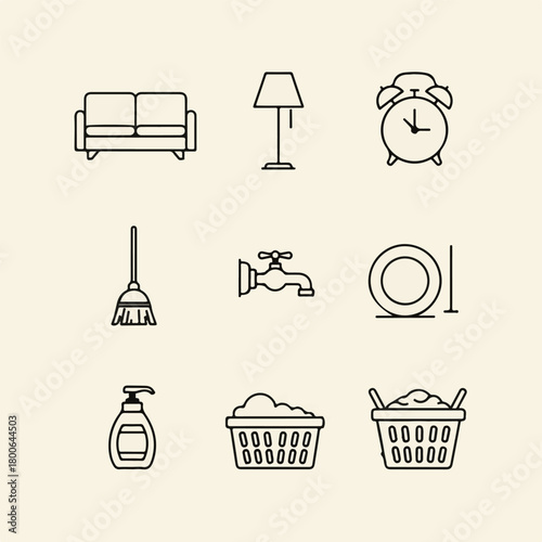 Home Cleaning Icons