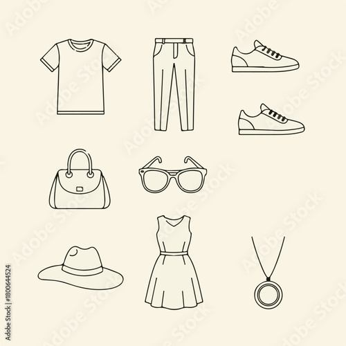 Clothing and Accessories Icons