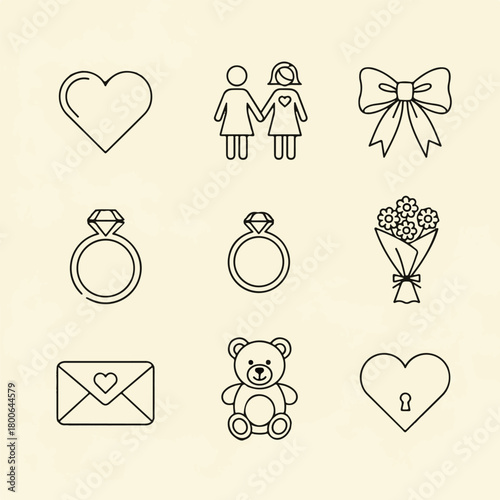 Love and Romance Icons