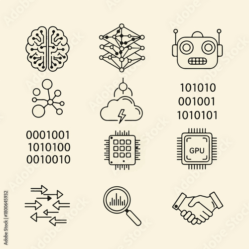 Artificial Intelligence Icons