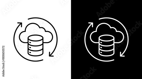 Cloud White Icon Set Design