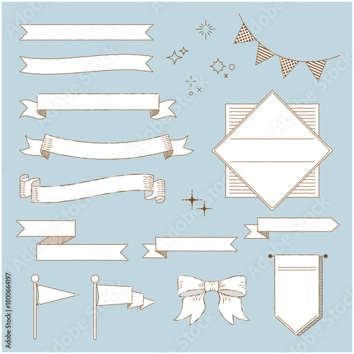 手書き風装飾フレーム素材セット