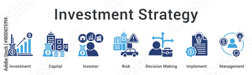 Investment strategy allocates capital for investors while managing risk through decision making and implementation oversight.