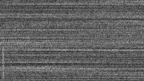 Analog Static Noise texture overlay. Horizontal stripes offset. No signal white noise artifacts. VHS Glitch. Bad TV signal. tv screen noise glitch effect. TV Glitch static white noise television