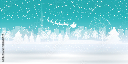 雪　クリスマス　冬　光　背景	