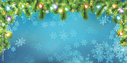 雪　クリスマス　冬　光　背景	