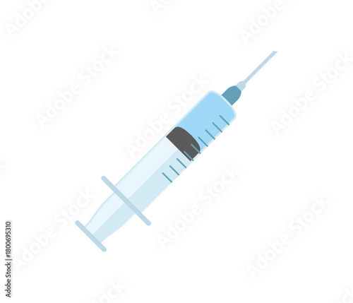注射器,フラットイラスト