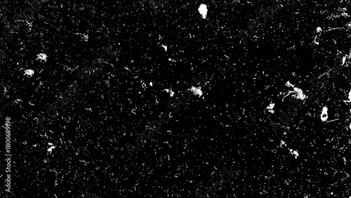 静電気で張り付いたり、降り積もったりした埃の画像素材　背景・テクスチャー・オーバーレイ　8K UHDサイズ　白（一部グレー）／黒背景