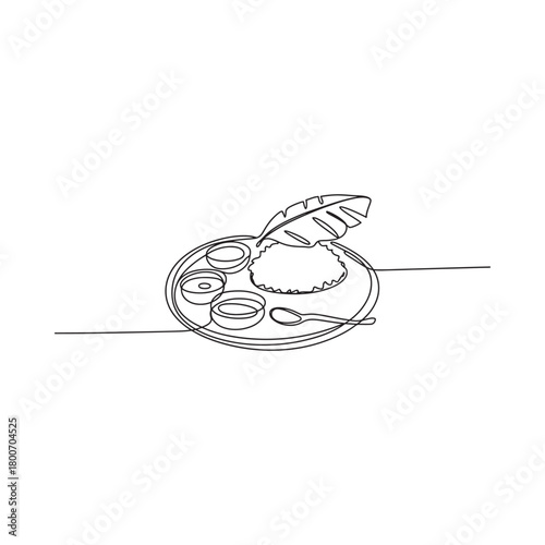 Line drawing of a circular object with multiple compartments