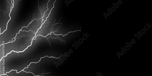 Abstract texture background in natural patterned. Intense electric line crackle across a stark. Glowing wavy lines template Color lightning concept in the dark. Dark white neon marble banner abstract 