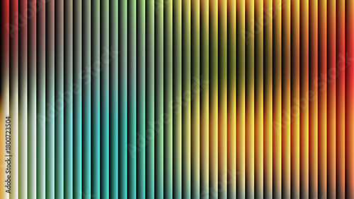 Abstract vertical gradient stripes in warm and cool color transitions background