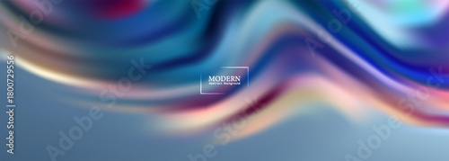 Colorful motion blur art featuring swirling streaks of blue, pink, and purple tones on a smooth gradient backdrop.