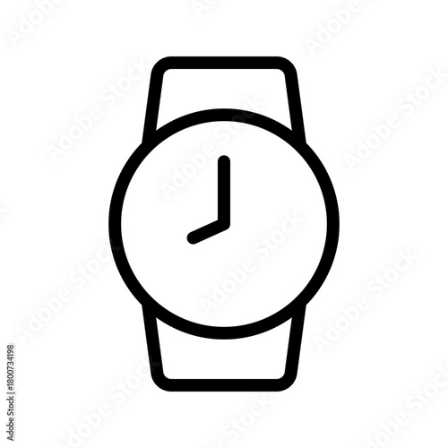 Watch Professional Line Icon Pack With Modern Minimalist Style, Unique Editable Designs, and High-Quality Symbols for Time Management and Scheduling