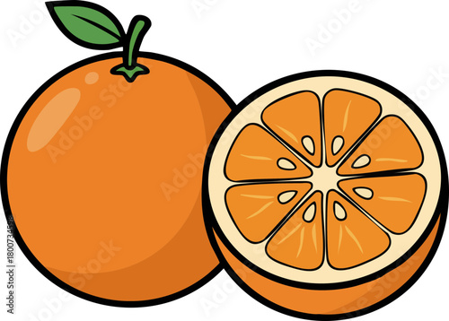 Fresh Orange Fruit Slice Juicy Citrus Food Ingredient Healthy Eating