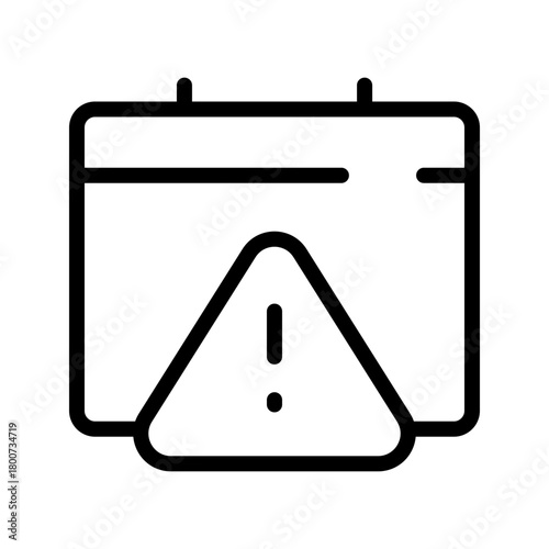 Calendar Alert icon set featuring modern notification symbols for effective scheduling, reminders, and organized daily planning