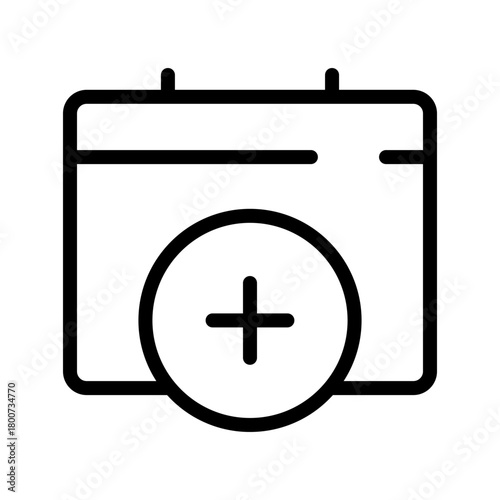 Calendar Plus icon set featuring modern, intuitive symbols for adding events, scheduling tasks, and efficient time management