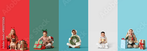 Set of different children o...