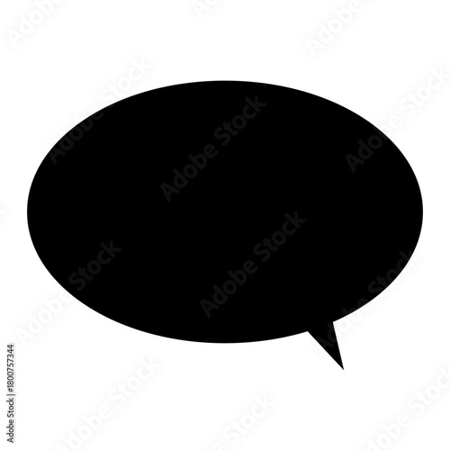 楕円形ふきだし