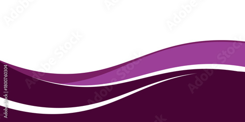 Curved Header and Footer Element. Eps 10